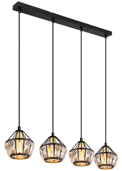 Lustră pe cablu LOIS 4xE14/40W/230V Globo 54359-4H