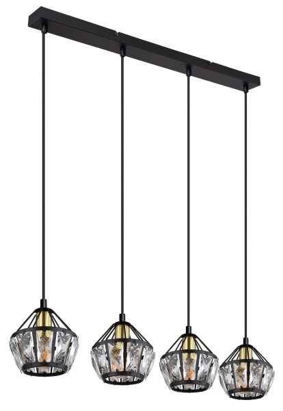 Lustră pe cablu LOIS 4xE14/40W/230V Globo 54359-4H