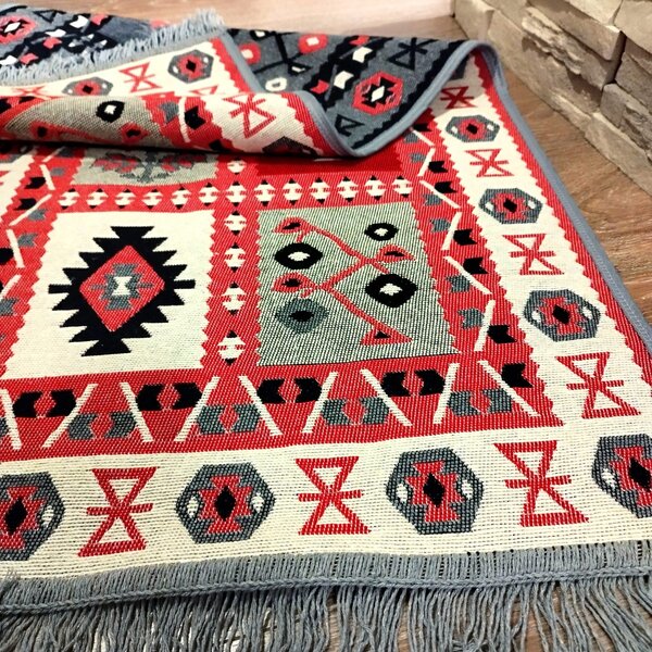 Set 2 Covoare traditionale- cu doua fete- dimensiunea 60x90cm + 120x180cm