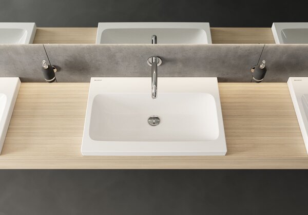 Geberit iCon lavoar 60x48 cm dreptunghiular de blat alb luciu 501.847.00.1