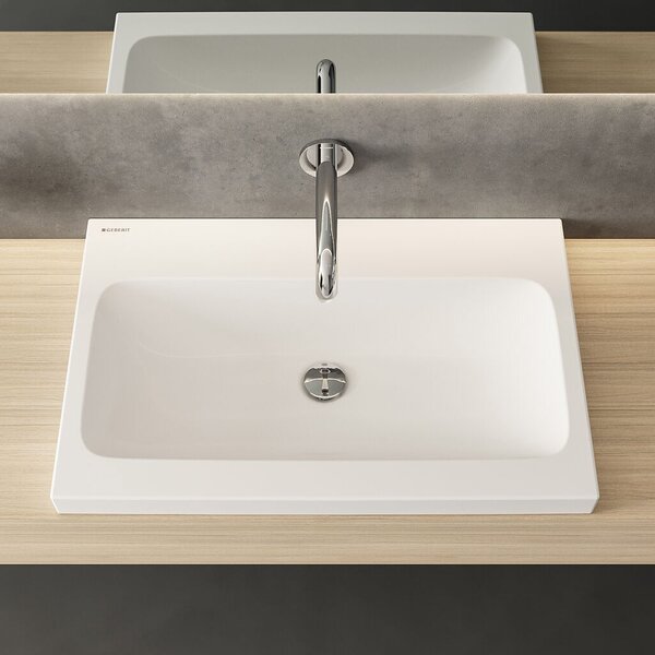 Geberit iCon lavoar 60x48 cm dreptunghiular de blat alb luciu 501.847.00.1