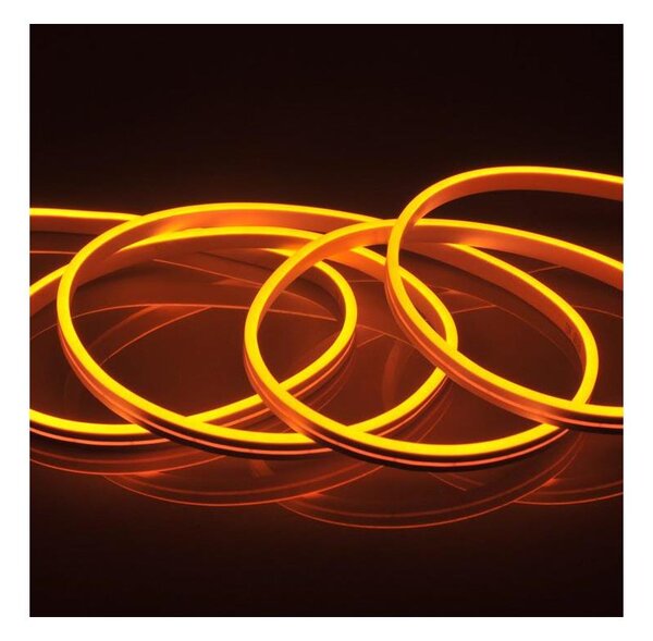Bandă LED NEON 5m LED/40W/24V portocaliu IP65