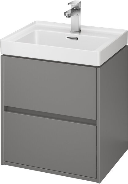 Set dulap Cersanit Crea S924-015, lavoar Cersanit Crea K114-005