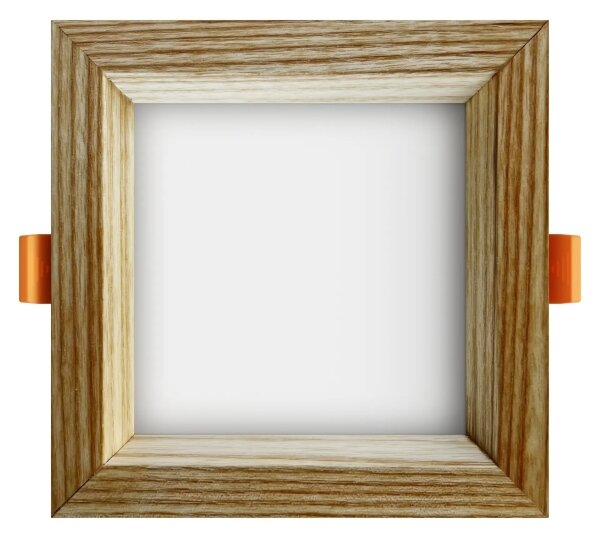 Corp de iluminat LED încastrat SQUARE LED/6W/230V 4000K 12x12 cm lemn masiv frasin APLED