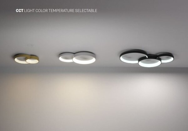 Plafonieră LED dimabilă COMBI LED/72W/230V CRI98 negru Redo 01-3375