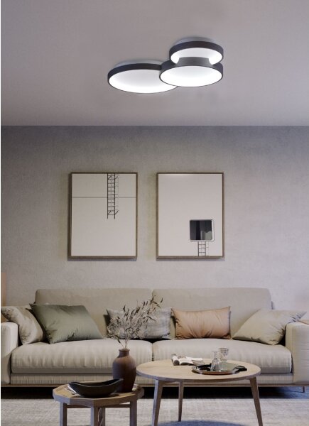 Plafonieră LED dimabilă COMBI LED/72W/230V CRI98 negru Redo 01-3375