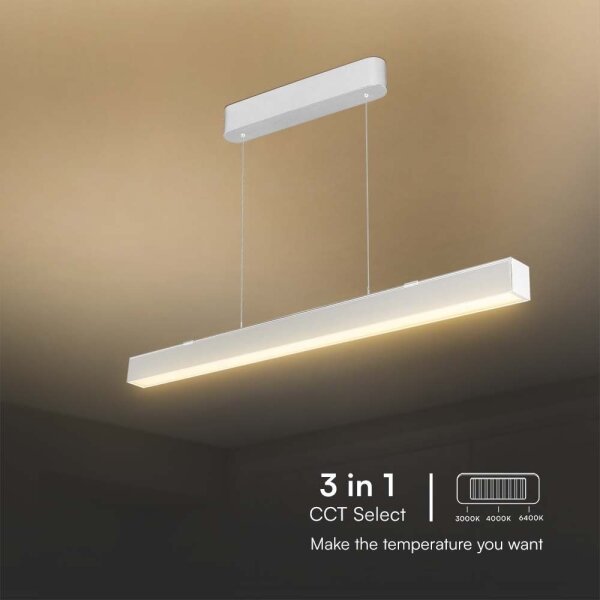 Lustră LED pe cablu LED/40W/230V 3000/4000/6400K alb