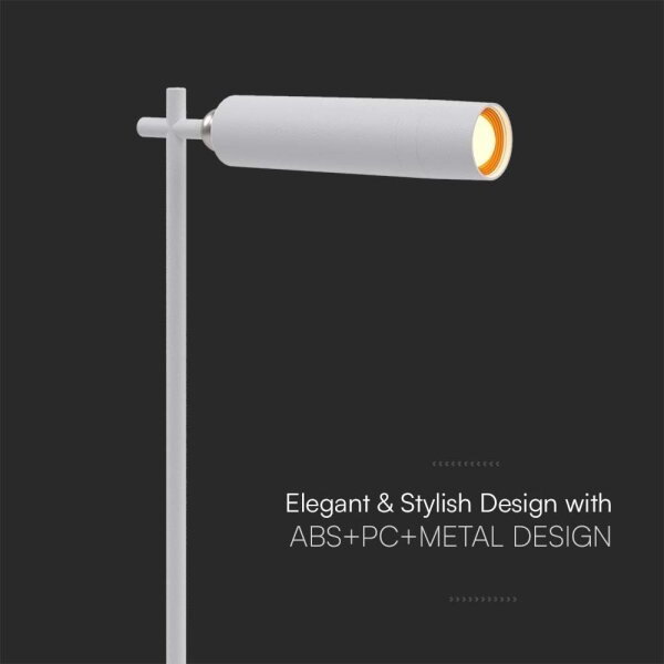 Lampă de birou LED magnetică reglabilă LED/3W/5V 4000K 1500 mAh albă