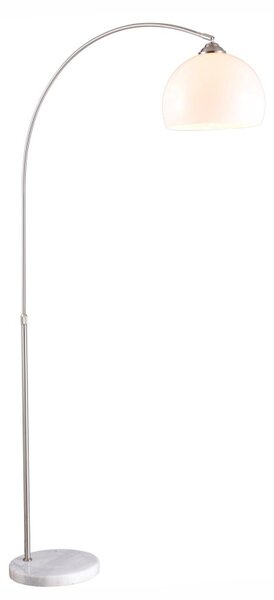 Globo Lighting Newcastle lampă de podea 1x40 W alb-satin-marmură 58227