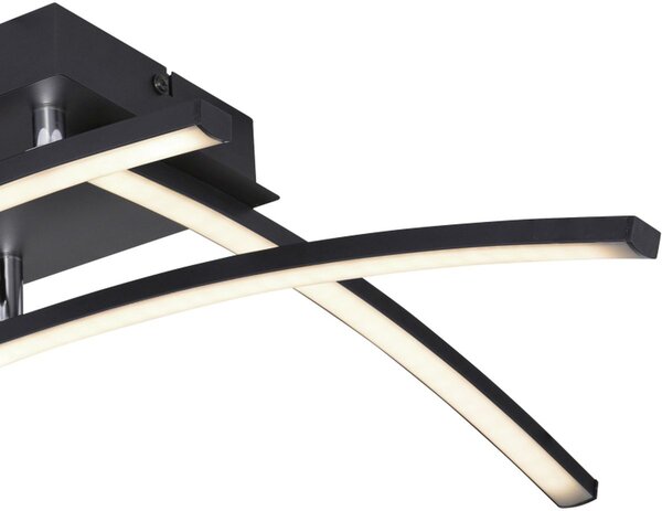 Globo Lighting Tansy I lampă de tavan 1x24 W negru-opal 67129-24