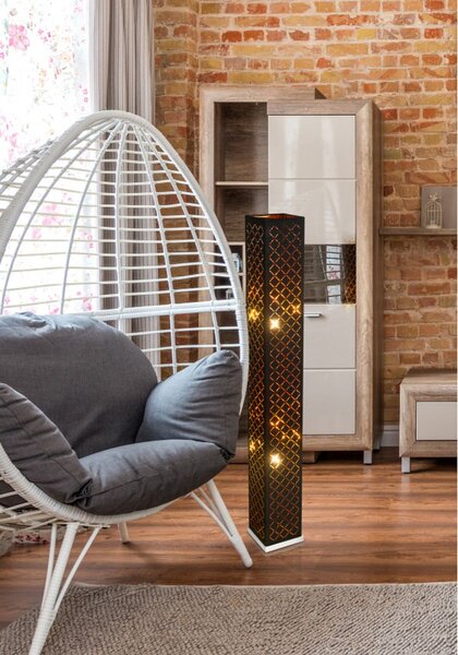 Globo Lighting Clarke lampă de podea 2x40 W negru-auriu 15229S2
