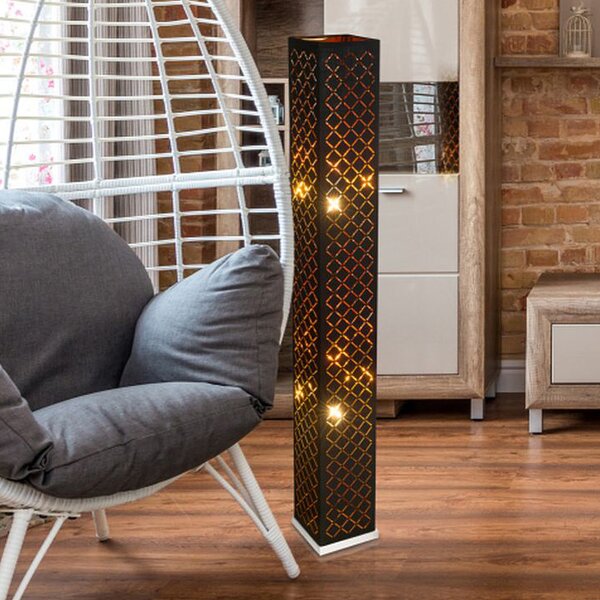 Globo Lighting Clarke lampă de podea 2x40 W negru-auriu 15229S2