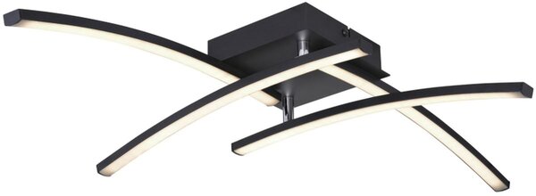 Globo Lighting Tansy I lampă de tavan 1x24 W negru-opal 67129-24