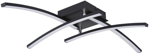 Globo Lighting Tansy I lampă de tavan 1x24 W negru-opal 67129-24