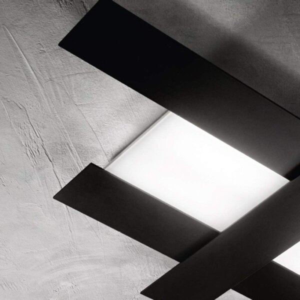 Plafonieră LED Gea Luce DOHA P P N DOHA LED/30W/230V negru