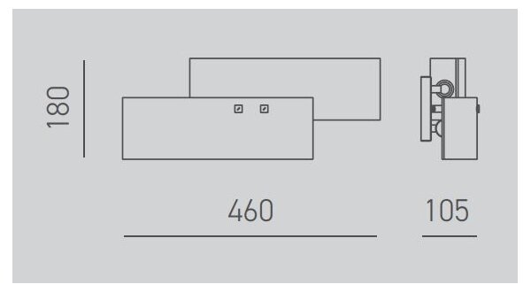 Aplică Gea Luce LARA A P oro LARA 2xE14/42W/230V auriu