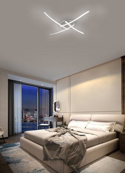 Brilagi - Plafonieră LED STRIPES LED/32W/230V argintie