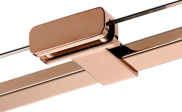 New Trendy Eventa Copper Shine cabină de duș 120x110 cm dreptunghiular cupru luciu/sticlă transparentă EXK-6449