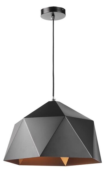 Lustră pe cablu ONLI YONG 1xE27/22W/230V negru d. 46 cm
