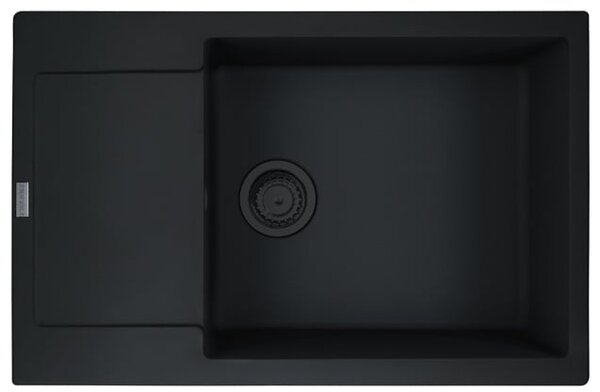 Franke Maris chiuvetă din granit 78x50 cm negru 114.0693.520