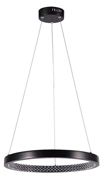 Lustră LED pe cablu LED/19W/230V 4000K negru