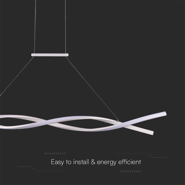 Lustră LED pe cablu LED/30W/230V 4000K alb
