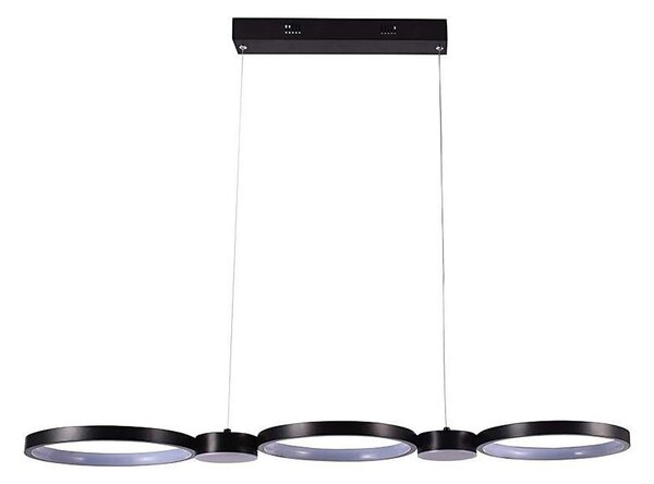 Lustră LED pe cablu LED/38W/230V 3000K negru