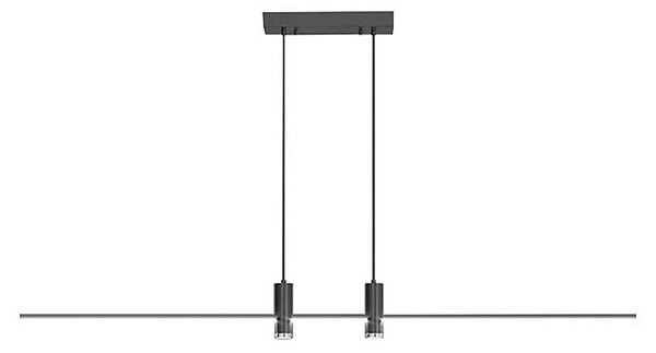 Lustră LED pe cablu LED/19W/230V 4000K negru