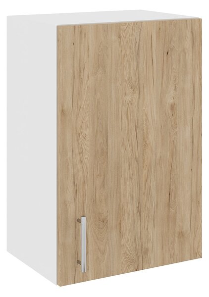 Corp haaus Karo, 1 Usa, Lemn Natural/Alb, 40 x 30 x 60 cm
