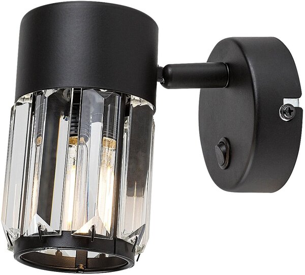 Rabalux Venaro lampă de perete 1x15 W negru-transparent 73059