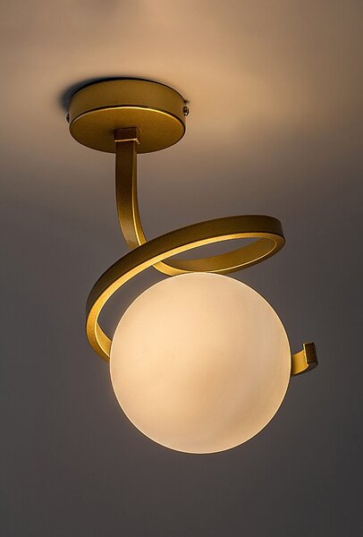 Rabalux Sarabi lampă de tavan 1x20 W alb-auriu 71301