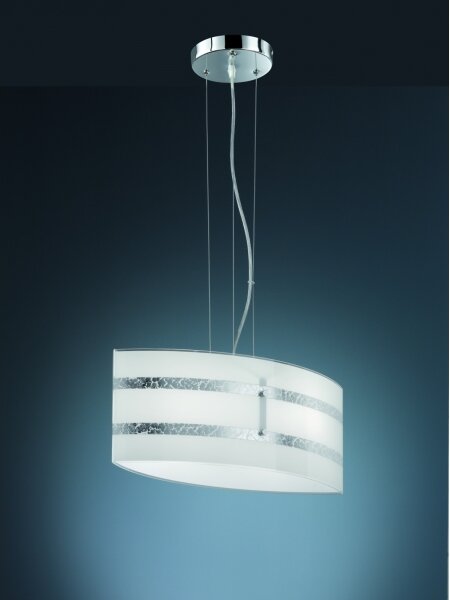 Trio - Lustr NIKOSIA 2xE27/40W/230V argintiu pe cablu