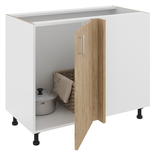 Corp haaus Karo, Lemn Natural/Alb, 98 x 50 x 80 cm