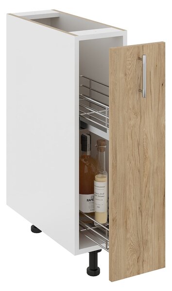 Corp haaus Karo, Lemn Natural/Alb, 20 x 50 x 80 cm