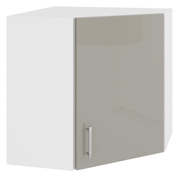 Corp haaus Karo, Gri Lucios/Alb, MDF, 60 x 60 x 60 cm