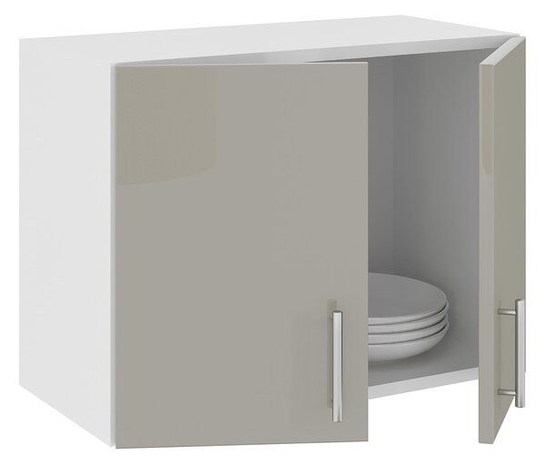 Corp haaus Karo, Gri Lucios/Alb, MDF, 60 x 30 x 45 cm