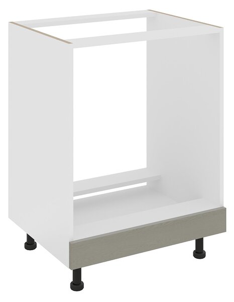 Corp haaus Karo, Gri Lucios/Alb, MDF, 60 x 50 x 80 cm