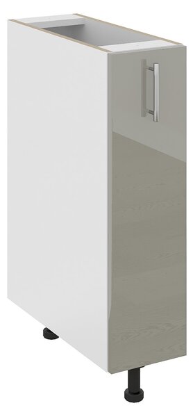 Corp haaus Karo, Gri Lucios/Alb, MDF, 20 x 50 x 80 cm