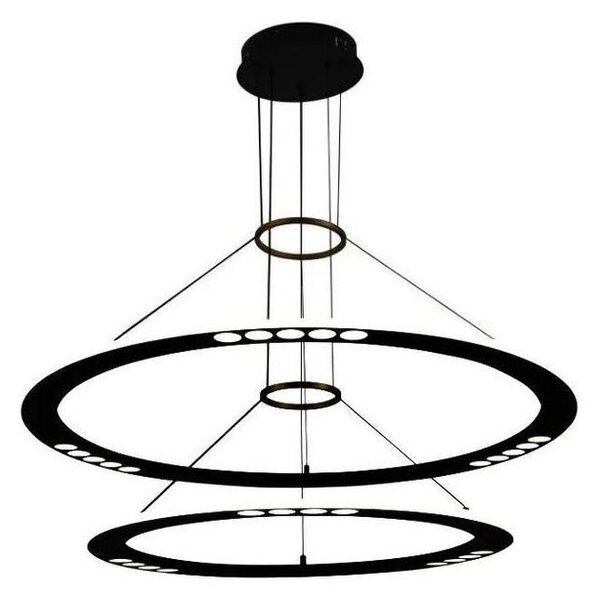 Lustră LED dimabilă pe cablu LED/90W/230V 3000-6500K + telecomandă