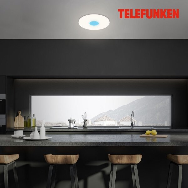 Plafonieră LED RGBW Telefunken 319306TF LED/22W/230V + telecomandă