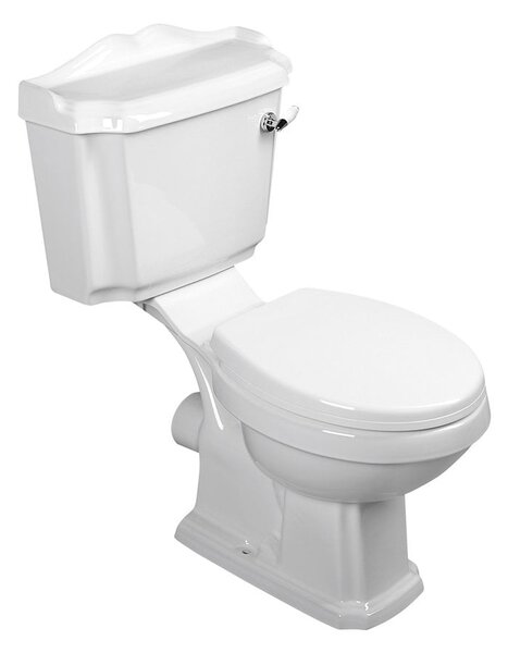 Set vas WC compact Aqualine Antik AK107-432, rezervor Aqualine Antik AK107-208, AK107-122