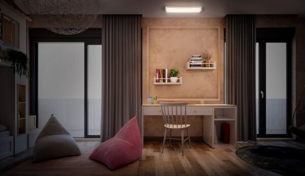 Plafonieră LED dimabilă Ledvance OFFICE LINE LED/20W/230V 60 cm + telecomandă
