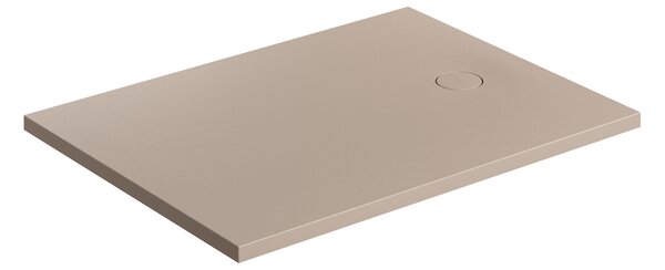 Omnires Aquarock cădiță de duș dreptunghiulară + capac mascare 120x90 cm bej AQUAROCK90-120DB