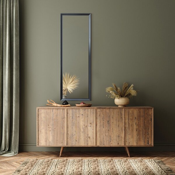 Ars Longa Helsinki oglindă 55.2x45.2 cm dreptunghiular negru HELSINKI5070-C