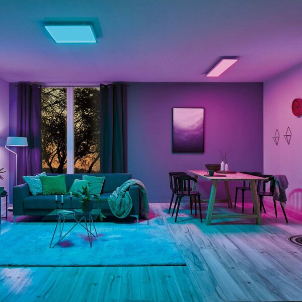 Paulmann Amaris panou LED, ZigBee, 60x30cm, RGBW, reglabil, Alb, Hol, Metal, Modern