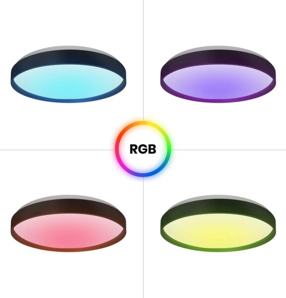 Plafonieră LED RGB dimabilă RINGO LED/36W/230V + telecomandă