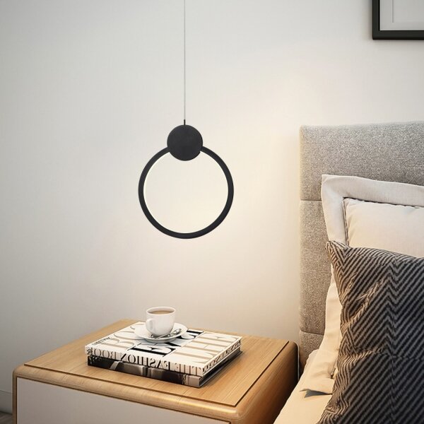 Lustră LED dimabilă pe cablu Immax NEO 07233L LITE OVALE LED/18W/230V Wi-Fi Tuya + telecomandă