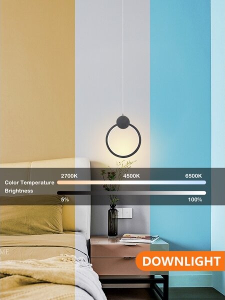 Lustră LED dimabilă pe cablu Immax NEO 07233L LITE OVALE LED/18W/230V Wi-Fi Tuya + telecomandă