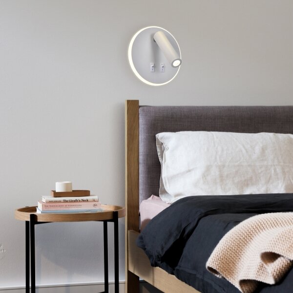 Spot LED de perete IRIS LED/12W/230V 3000K alb