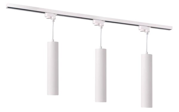 Lustră pe cablu pentru sistem de șină MARIBEL 3xGU10/10W/230V + sistem de șină 1 m